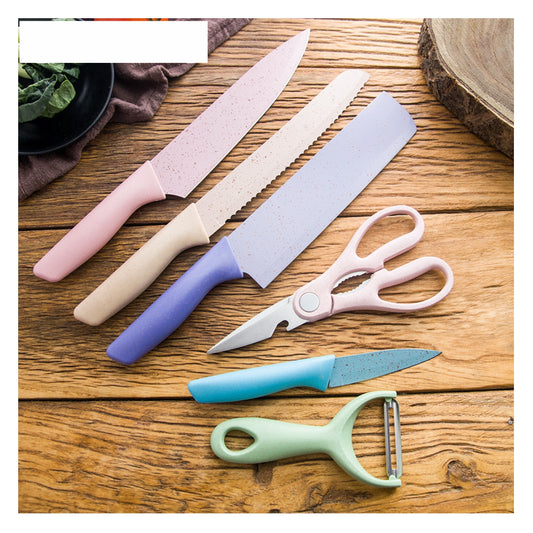 Set x 6 Cuchillos Acero Inoxidable Color