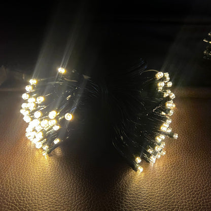 Luces Navidad Con Panel Solar Y Control