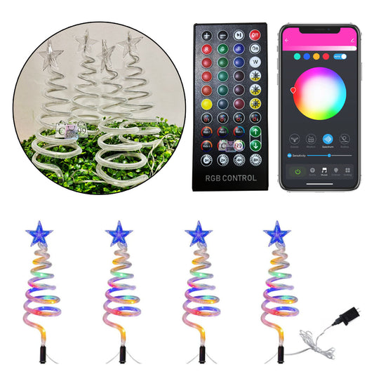 Luces Navidad Arboles Flotantes Con App