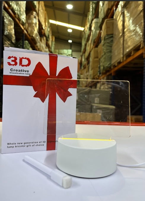 Lampara Creativa Tablero Led De Notas