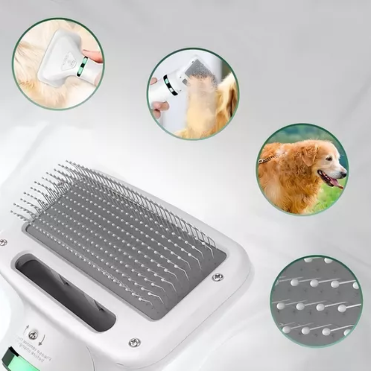 Secador para mascotas 2 en 1 (cepillo + secador)