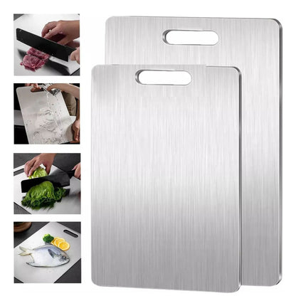 Tabla para picar en acero Inoxidable 39*28 1,2mm